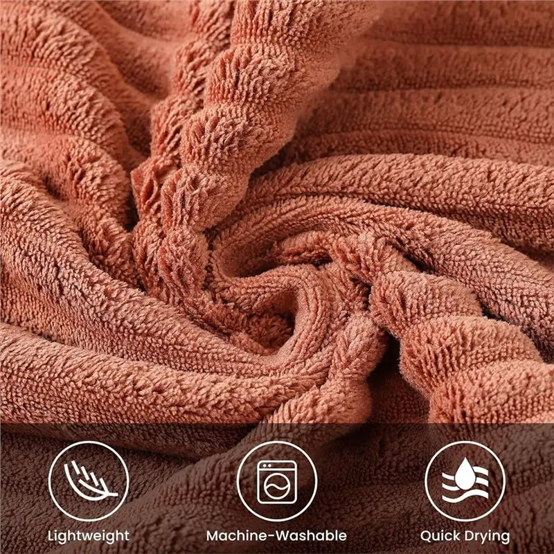 ABZV-Microfiber Hand Towel 4 Pack Ultra Absorbent Quick Dry Soft Bathroom Kitchen Spa Set