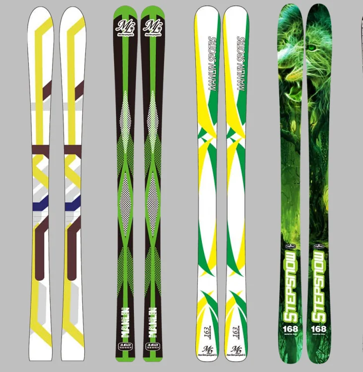 OEM Custom alpine mountain snow skis for kid adult women men\'s custom-made ski board equipment