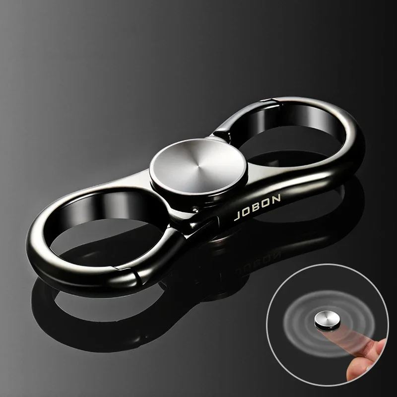 Fidget Spinner Hand Spinner Metal EDC Blue Figet Spiner Multifunction Car Key Chain Pendant Key Ring Handspinner Antistress Toys