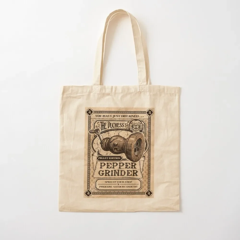 Alice Madness Returns's Pepper Grinder Tote Bag cloth bag woman Candy bags reusable shopping bags