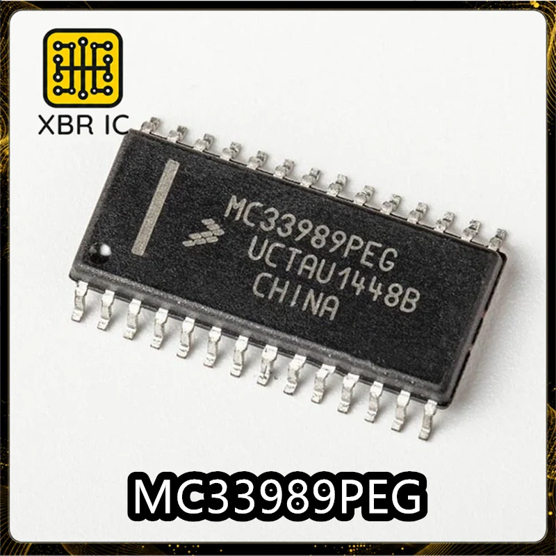 (10/30 pieces) MC33989PEG SOIC-28-300mil Communication Interface Chip Brand New Original Product In Stock Fast Shipping