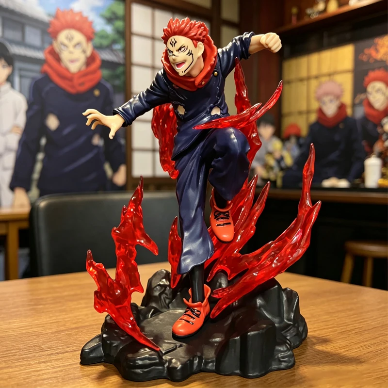 Heiße Anime Jujutsu Kaisen 17cm Ryomen Sukuna Statue Actionfigur Modellpuppe Dekoration Sammlerstücke Geschenke