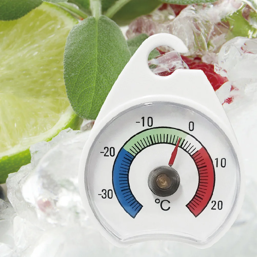 

Refrigerator Thermometer Measuring Gauge Kitchen Freezer Precision Mini Hygrometer Temperature Tool Plastic Home Fridge