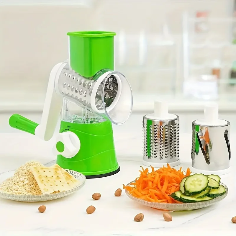 

Vegetable Slicer Food Grater for Shredding Potatoes, Carrots, Cucumbers and Cheese Kitchen Gadgets