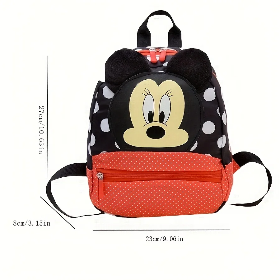 Image 6: Sac à dos Mesuca avec imprimé de personnage de souris de dessin animé, sac d'école élégant et coloré, cadeau parfait pour les femmes et les filles