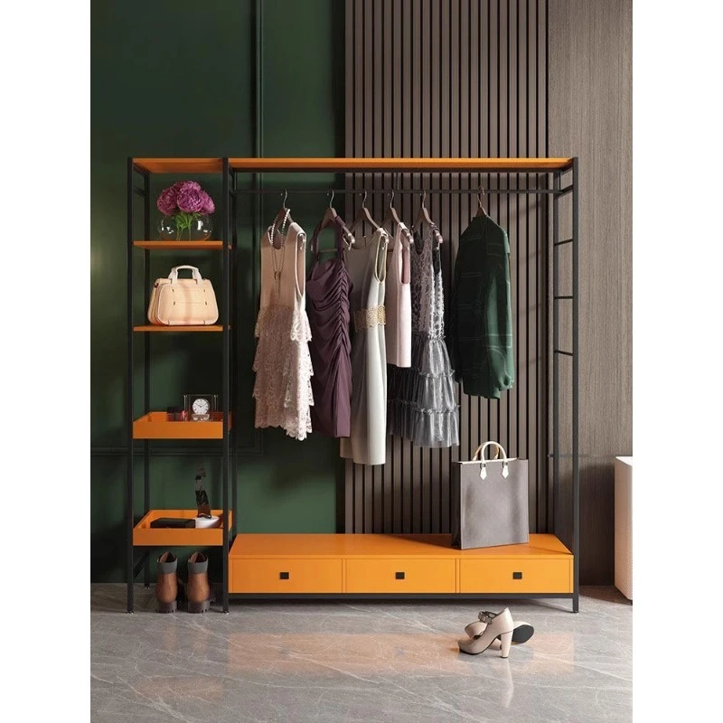 

Hanging hanger floor-to-ceiling bedroom hanger household living room indoor coat rack pole type simple