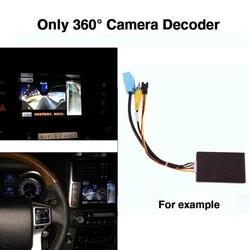 Car LVDS To CVBS Cable 360 Panoramic Reversing Camera Decoder Canbus Box For Toyota Prado Land Cruiser 150 Kits
