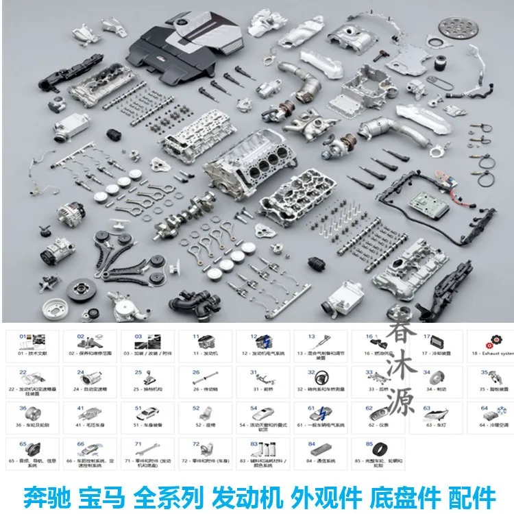 

Applicable to auto parts, engine maintenance parts, chassis, exterior parts, original order parts