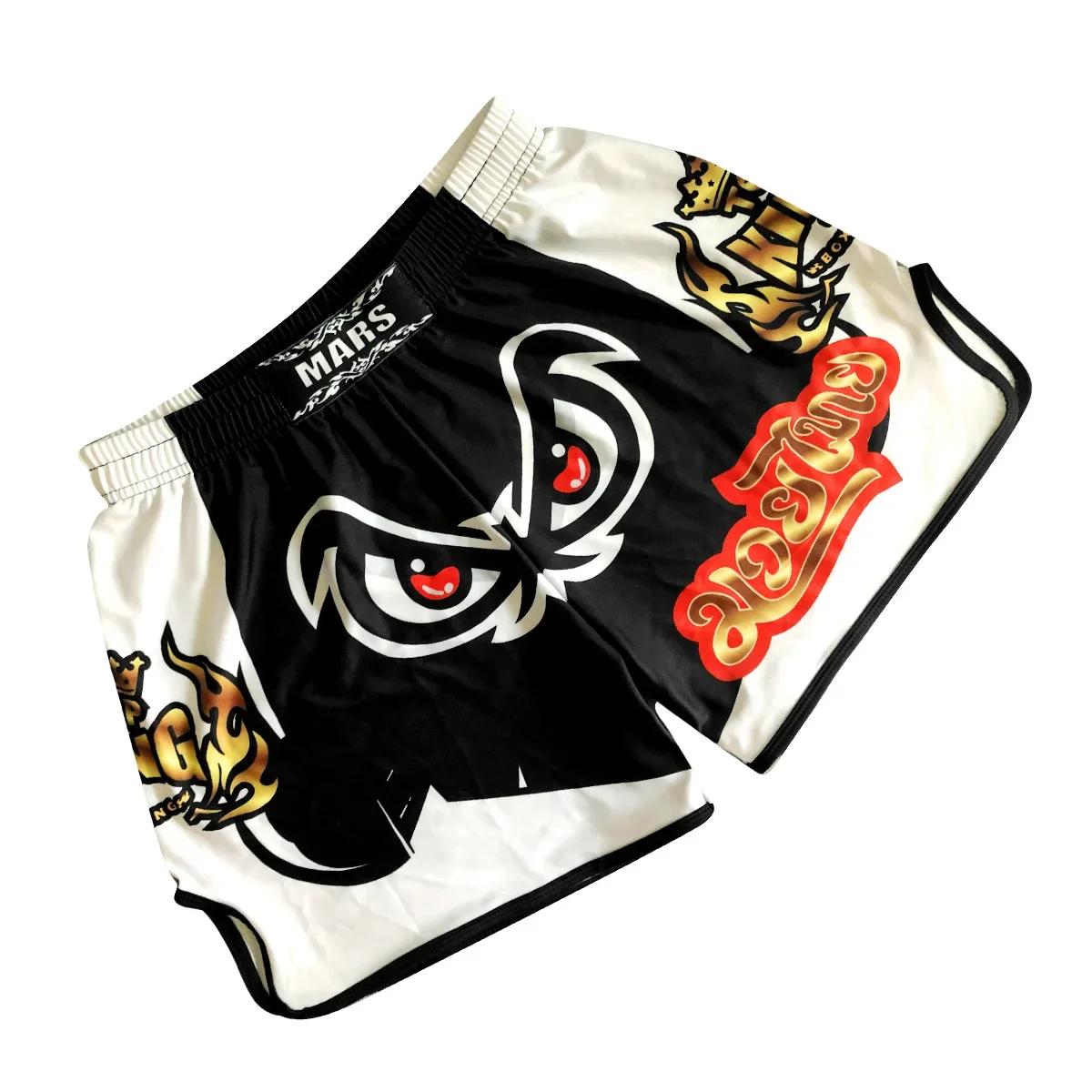 Crossfit Shorts Mma Boxing Muay Thai Shorts Color Matching Printed Wushu Sanda Rashguard Mma Sport Boxing Trunks  Kickboxing