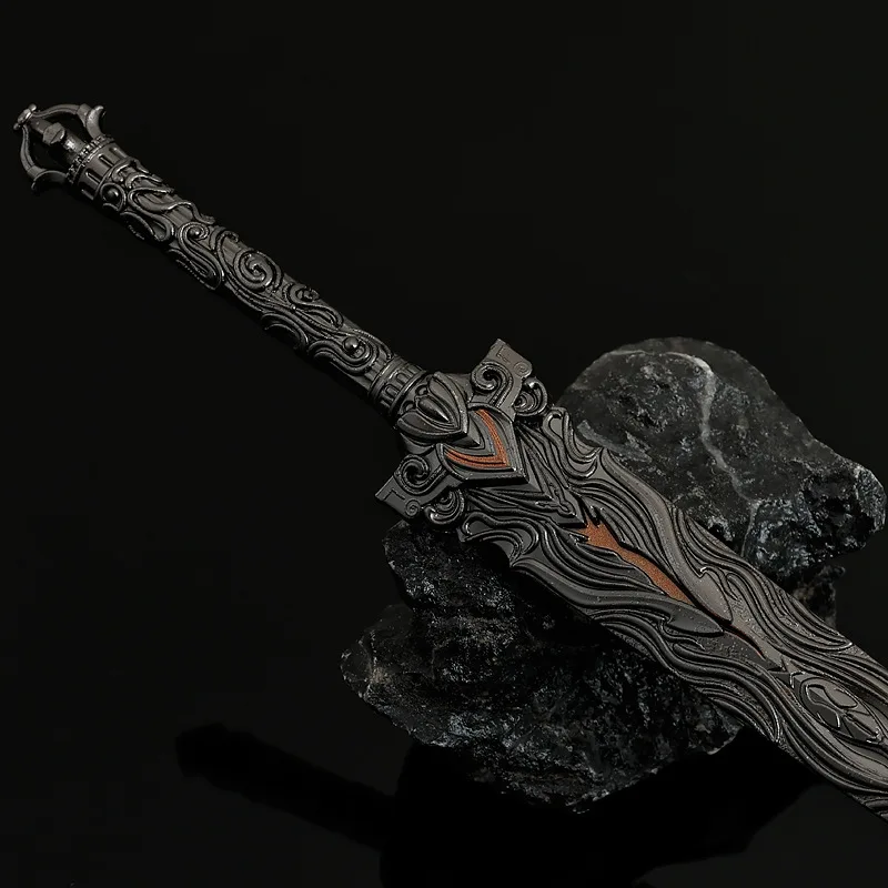 Mundo perfeito 22cm/8.66in espadas katana samurai arma modelo anime periféricos adereços ornamentos de mesa namorado presente brinquedos esportes