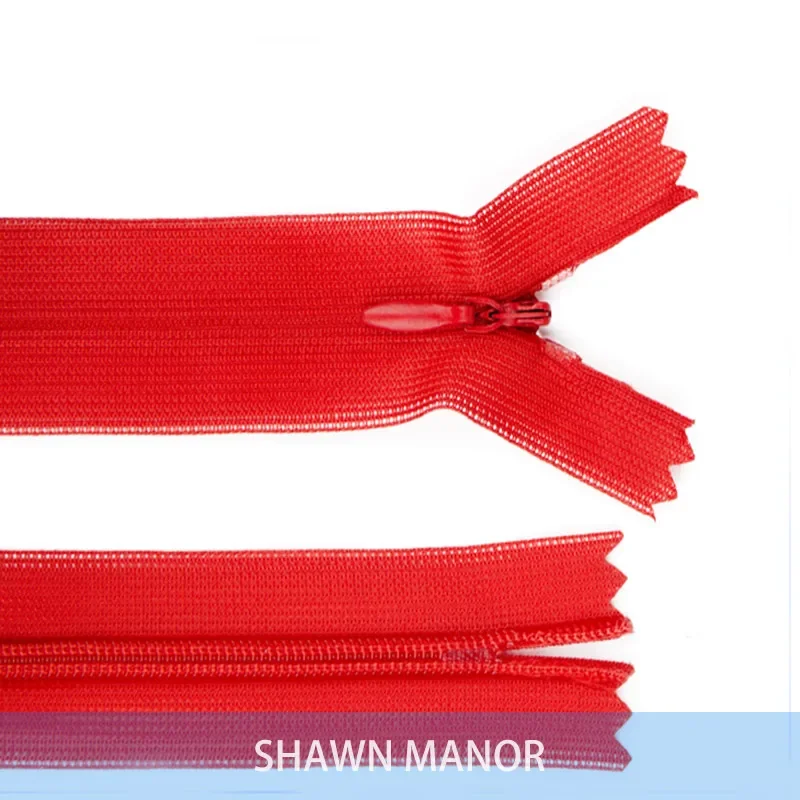 31Pcs 60CM Nylon Invisible Zippers For DIY Sewing Back/Dress/Cushion Tailoring Accessories Mixed Colors fermeture eclair