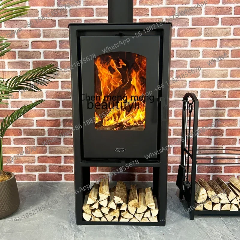 

B7304 Fireplace Real Fire Firewood Modern Family Villa Hotel B & B Rural Heating Independent Heating Furnace