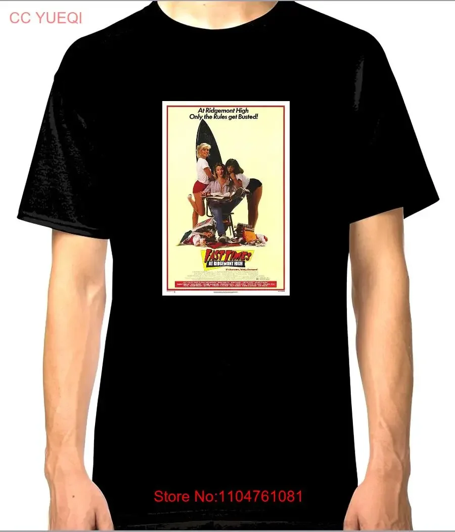

Футболка Fast Times at Ridgemont High, 100% хлопок, качественный ужас, винтажная, дышащая, растянутая, универсальная, слегка, унисекс