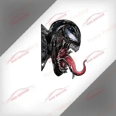 Creative Decal PVC Diecut Vinyl Flame VENOM SYMBIOTE LEFT Laptop Car Stickers Window for Cars Bicycles Fo Helmets Motorcycles