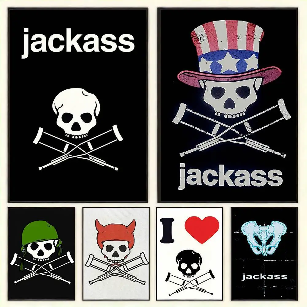 Jackass Best and Last J-Jackass  Poster Versatile HD Waterproof Wall Art Self-Adhesive Decor for Any Space Ideal Gift