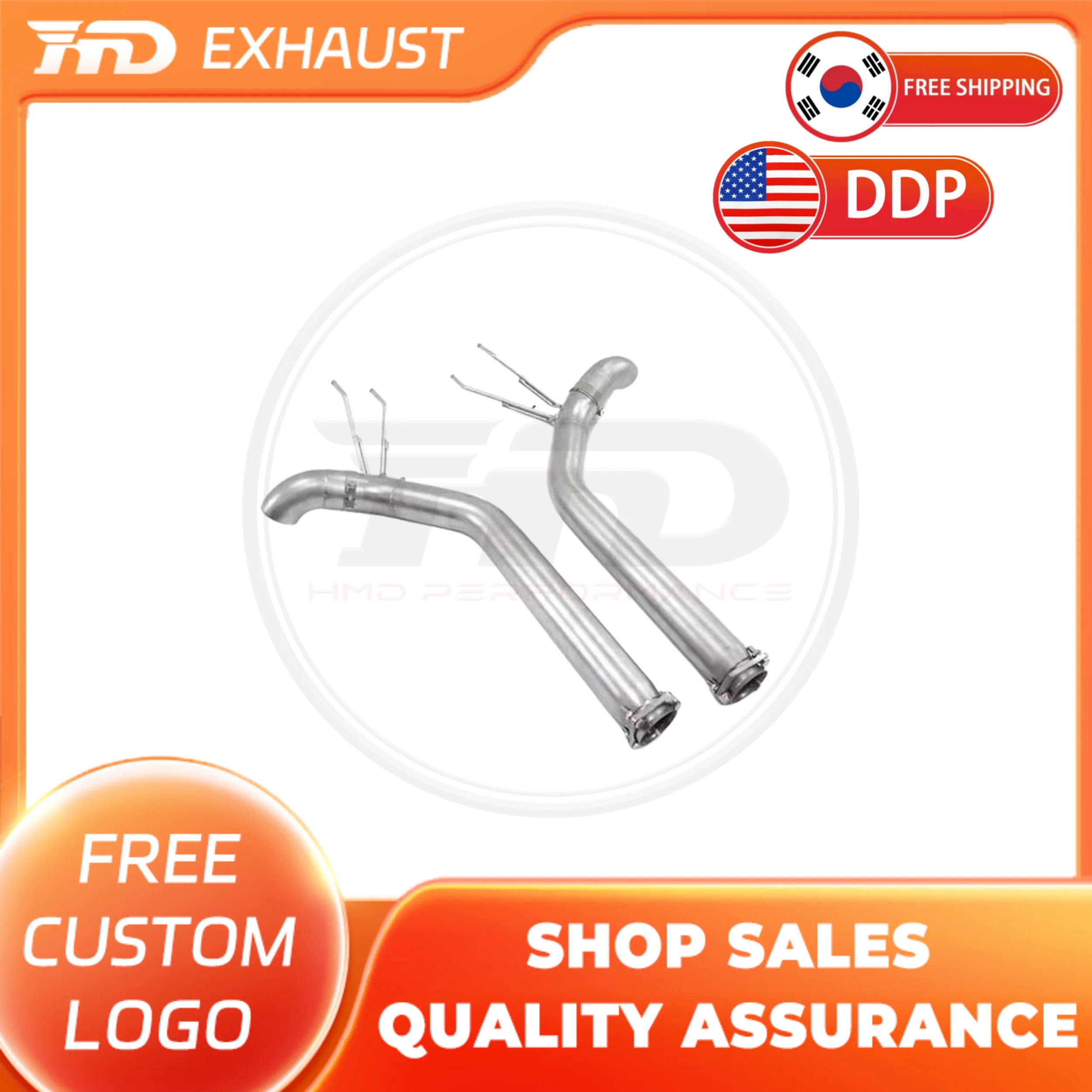 

HMD Stainless Steel Exhaust System Performance Catback Exhaust for Mercedes benz G63 W463 5.5T Without valve