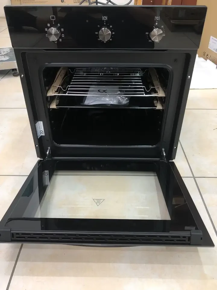 2024 Automatic Electric Baking Oven Glass Single OEM Grill X 1 / Baking Tray X 1 Free Spare Parts Built-in Oven Electric Steamer