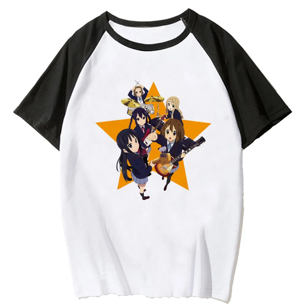 K-on t shirt women manga harajuku anime tshirt girl Japanese manga y2k clothes