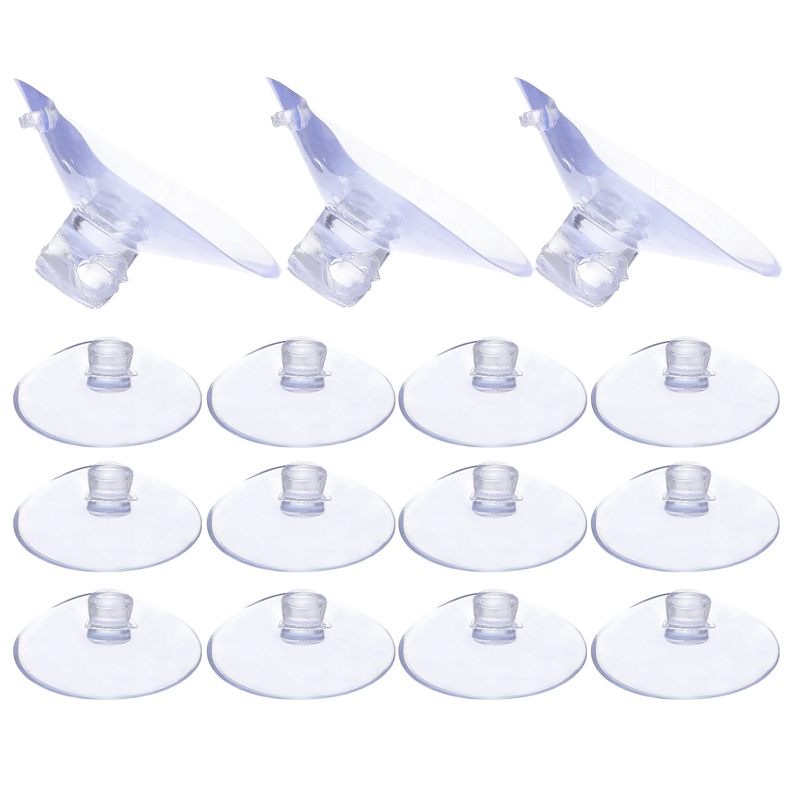 

Heavy Duty Pvc Suction Cups For Glass Windows Transparent Wall Hanger Hooks Adhesive Vacuum Mounting Bathroom Kitchen Decor