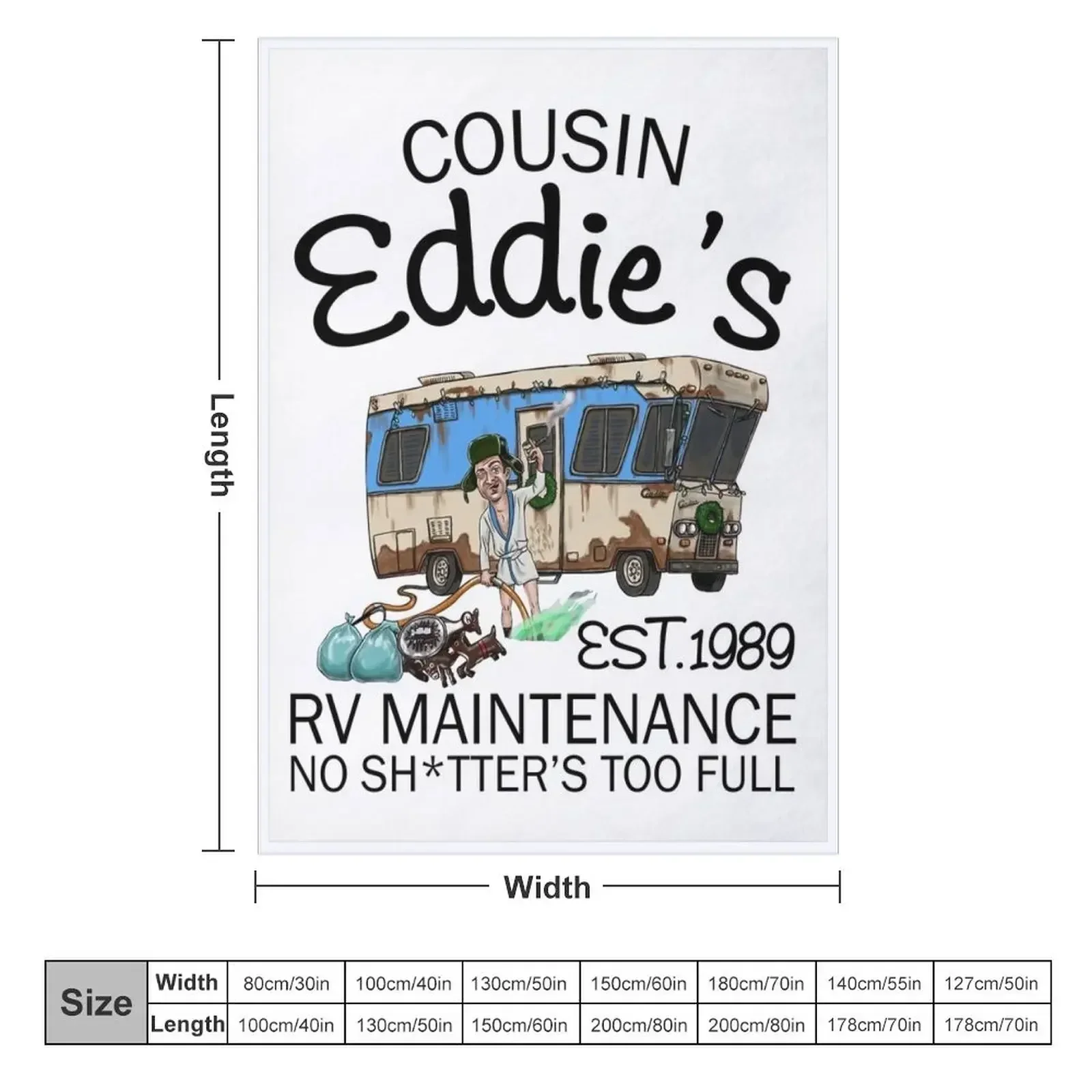 Cousin Eddie Throw Blanket