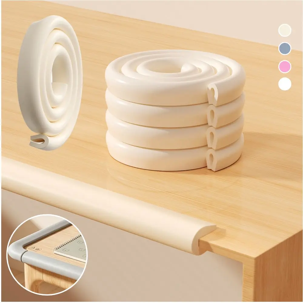 Flexible Baby Safety Edge Guard Strip NBR Easy Install Furniture Corner Protector Soft Non Slip Edge Protector for Glass Door