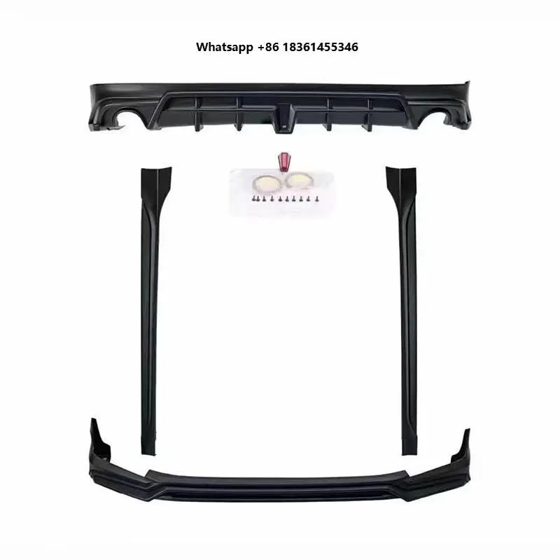 

For civic 2021+ 11th Gen Car Modified Front Rear Bumper Lip Diffuser Side Accessories Bodykit Bumpers
