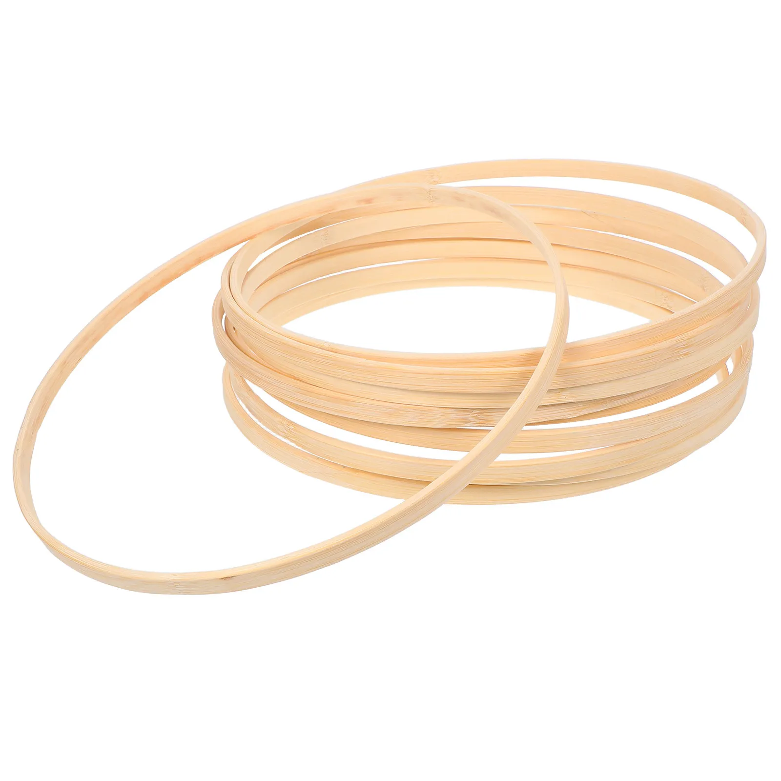

10 шт. бамбуковых цветочных ободков для венков в деревенском стиле, идеально подходят для изготовления ловцов снов, макраме и других поделок, 25 см