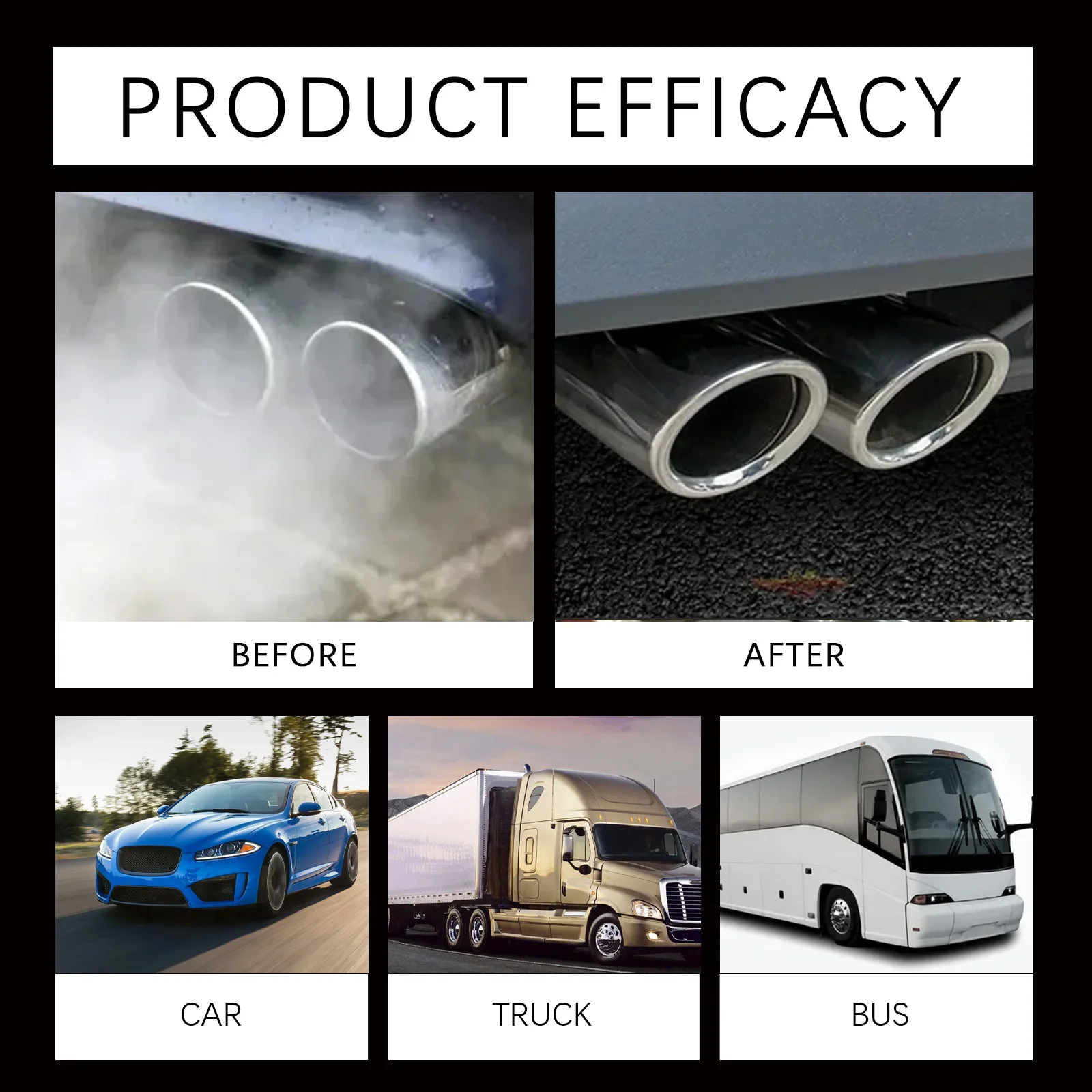 Catalytic Converter Cleaner Car Converter Fuels System Powerful Engine CSV Booster Clean for Cars Trucks Gasoline Petrol Engines