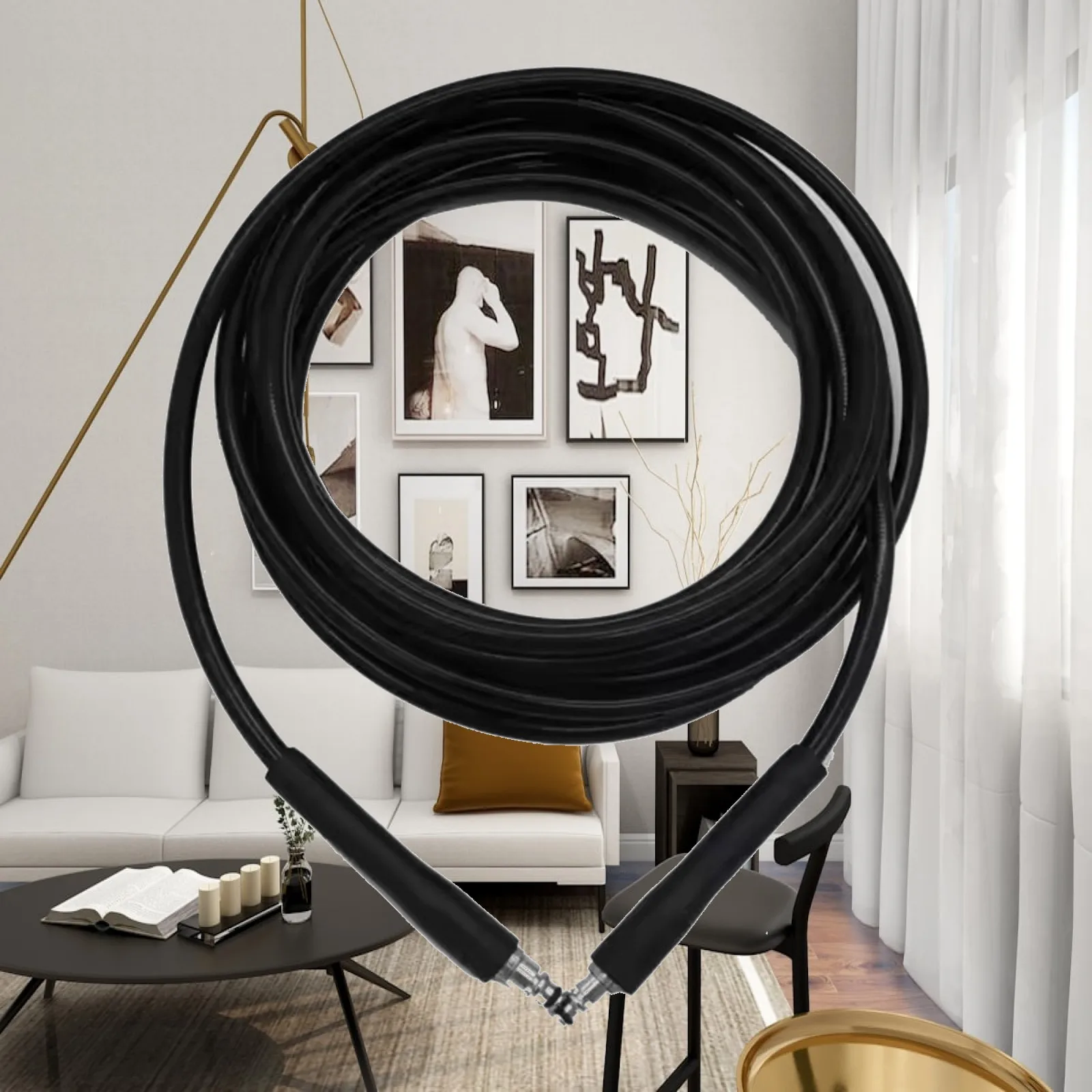 Outdoor Cleaning Machine Hose Robust High Pressure Water Line Upgrade for Pressure Washer Home Siding Garden Walkway Car