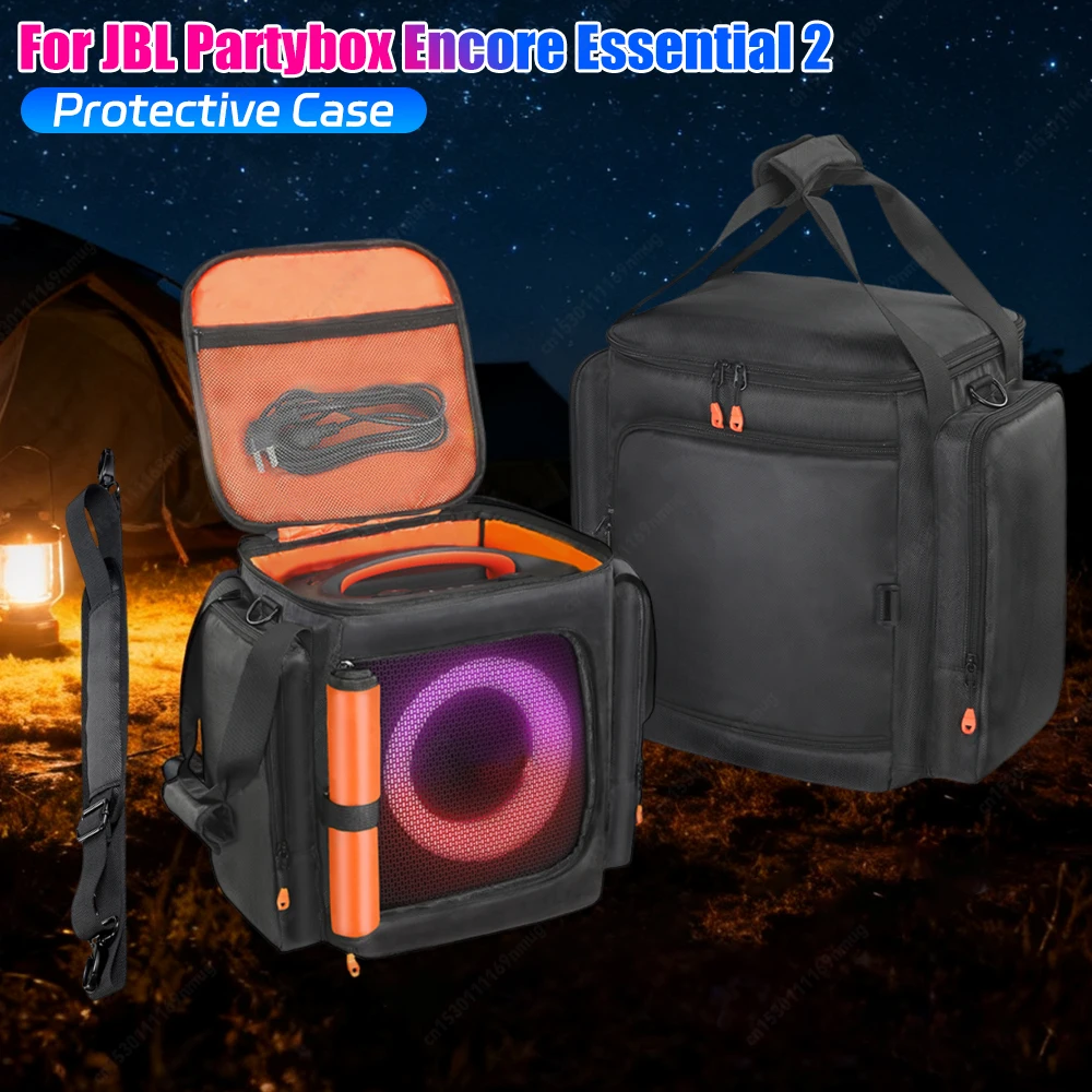 

Портативный защитный чехол для JBL Partybox Encore Essential 2, пылезащитный чехол для портативной колонки, двусторонняя сумка для хранения колонок