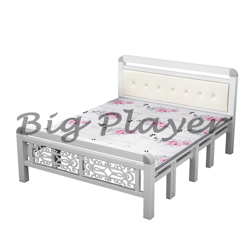 

Усиленная раскладная кровать. Кровать для обеденного перерыва. Комната для аренды. Простая железная кровать. Бытовая кровать для взрослых e****my.