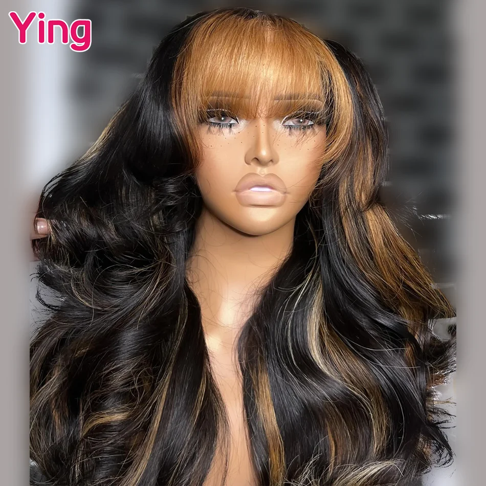 

Highlight Honey Blonde Body Wave 13x4 13x6 Lace Frontal Human Hair Wig PrePlucked Brazilian Remy Ready Go Wigs For Black Women