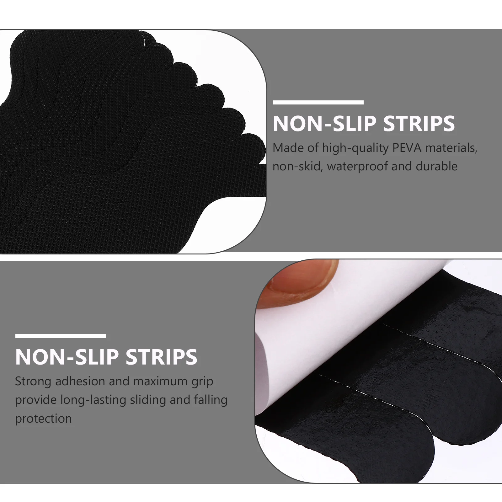 24pcs Anti-Slipping Non-Slip Floor Tape For Bathroom Pool Anti Skid Sticker Kitchen Pool Stair Bathtub Safety Strip Home Use