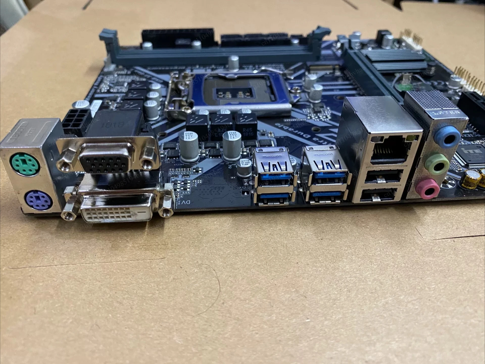 Used B360M-D2V motherboard with M.2 hard drive slots, DVl, VG