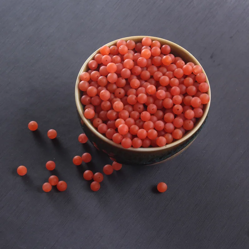 Südrote runde Perlen Baoan Liangan Einzelperle Lose Perlen Multi Schatz DIY Kulturelles Spielzubehör Faion Schmuck