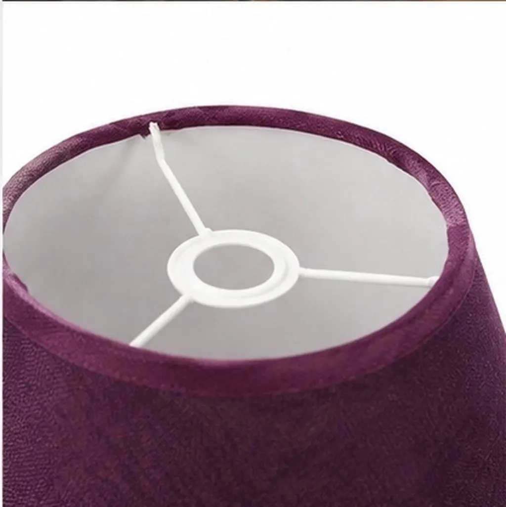 Fabric Cloth Lamp Shade Simple Design Easy Install Remove Decorative Cover for Table Floor Desk Lamp Warm Light Accessory