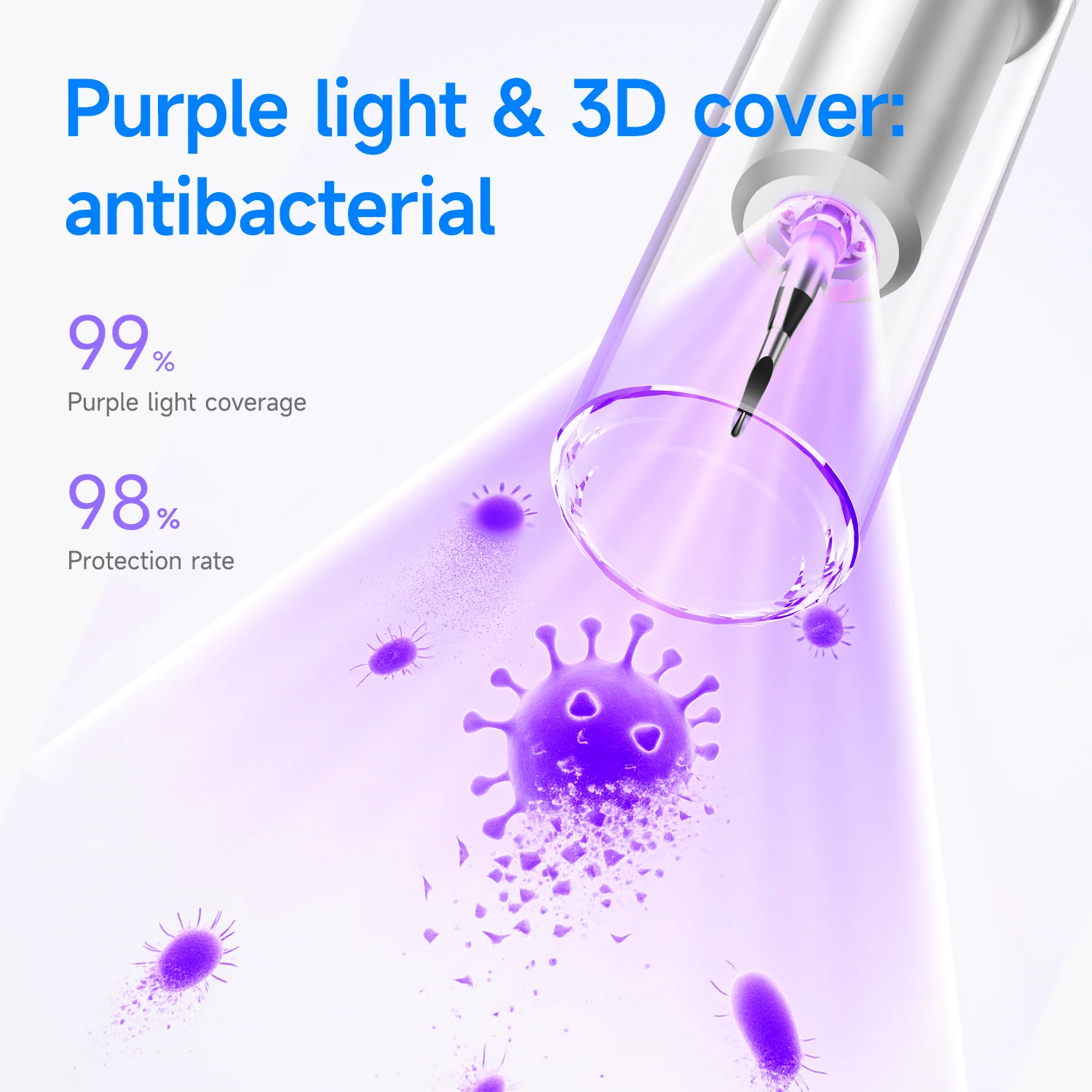 CURVY MOON T11 Electric Ultrasonic Scaler Tooth Cleaner Tooth Stains Remover Teeth Whitening Cleaning Washing Oral Care Tools view 5