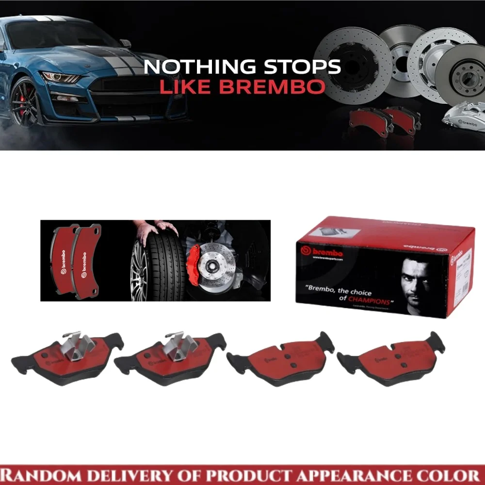 Brembo P06038N Premium Ceramic Rear Disc Brake Pad Set BMW/BMW (BRILLIANCE) OE# 34216790761