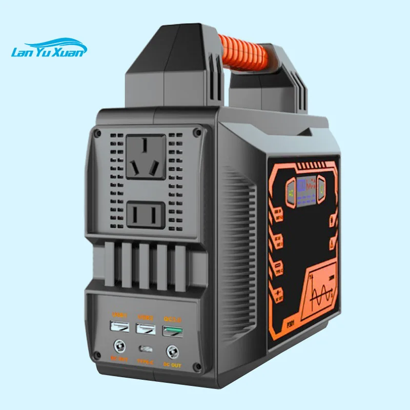 Outdoor Usb Electric Charging Outdoor Portable 220V 24V Lifepo4 320Ah 12V Battery Power Supply Multi-Function 500W Power Station