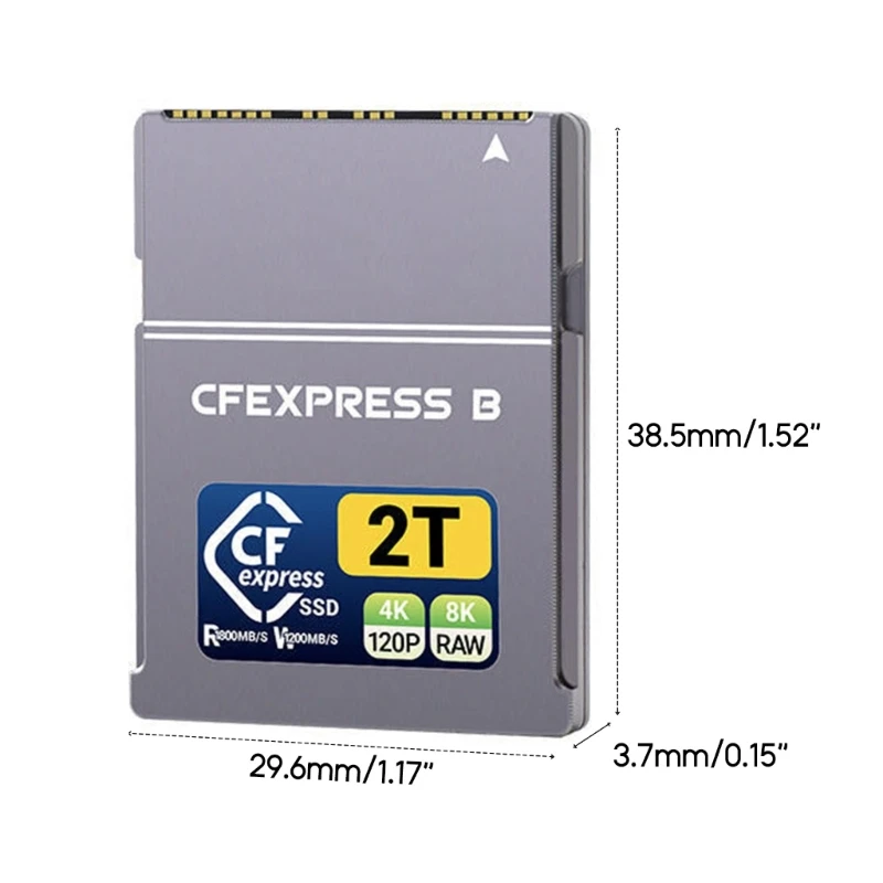 CF express Card Adapter for Cameras CFexpress Type to NVME 2230 SSD Adapter forZ6/Z7/Z9/D5/D500/D6 for EOS R3/R5