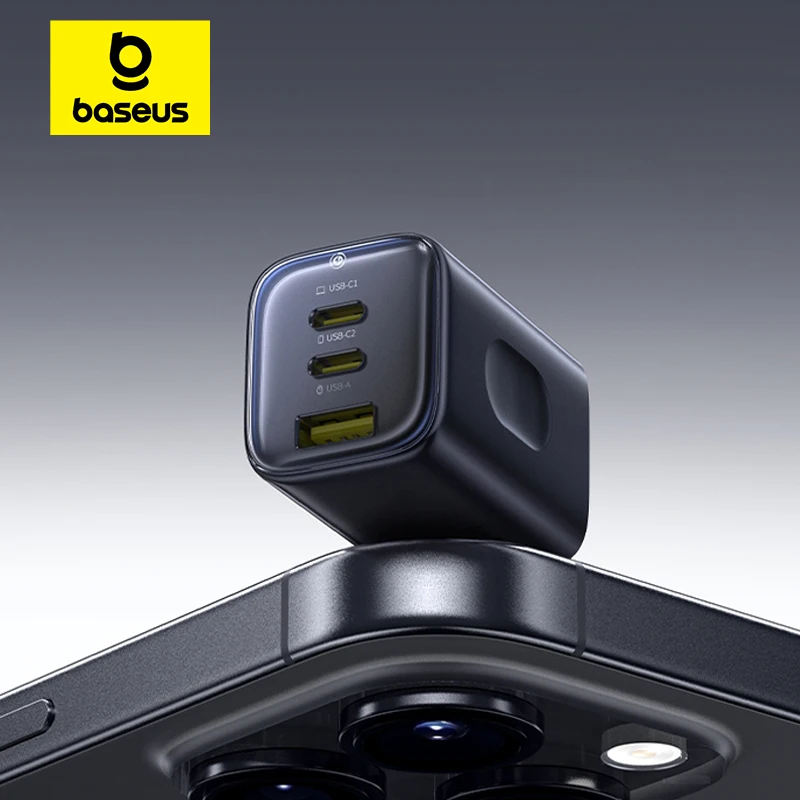 Baseus 100W GaN-Ladegerät für Tablets und Laptops, schnelles Ladegerät für Lenovo, Macbook, USB-C-Handys, für iPhone, Samsung, Xiaomi, unterstützt PD.