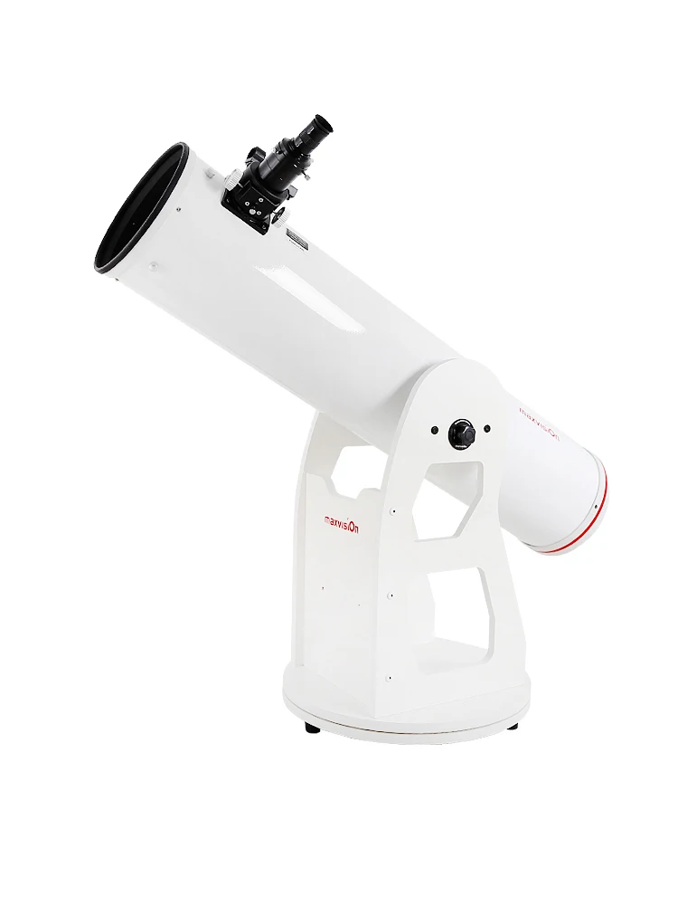 Maxvision 8 inch DOB Dobson Astronomical Telescope with Wooden Floor Stand, Parabolic Reflector, Newtonian Reflector, F6