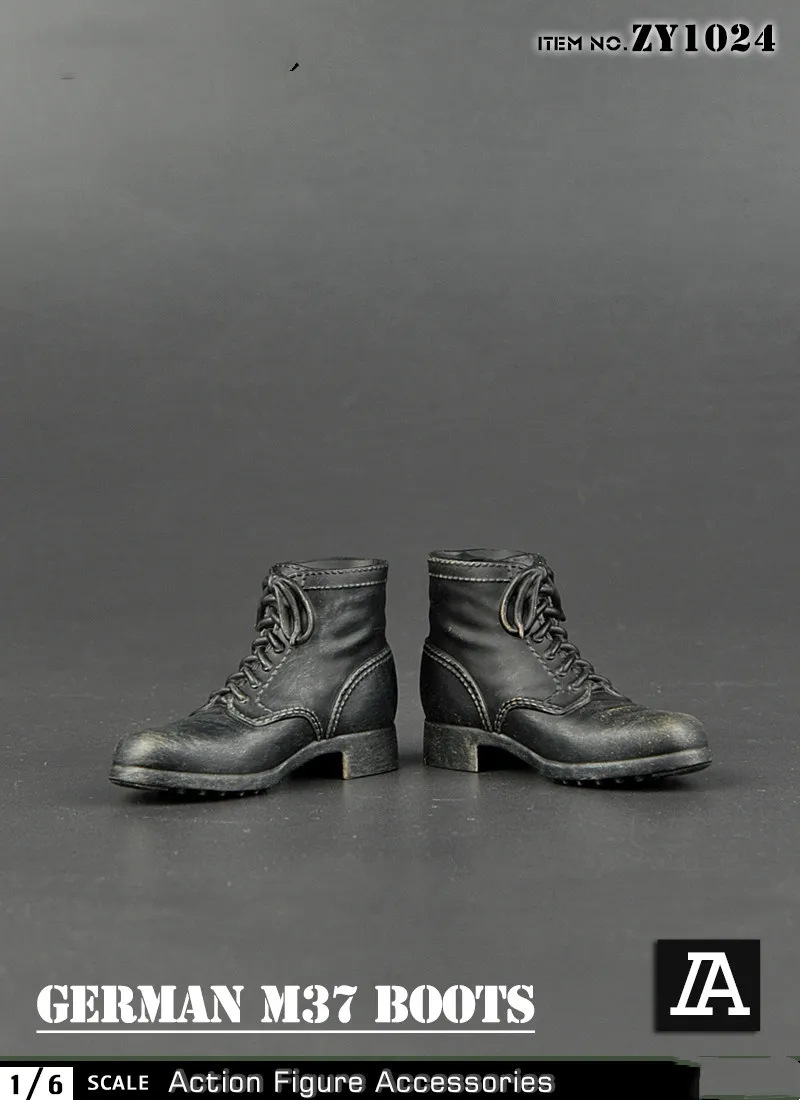 1/6 Scale Black Short Leggings Boots shoes Model For 12''Soldier Action Figure Accessories