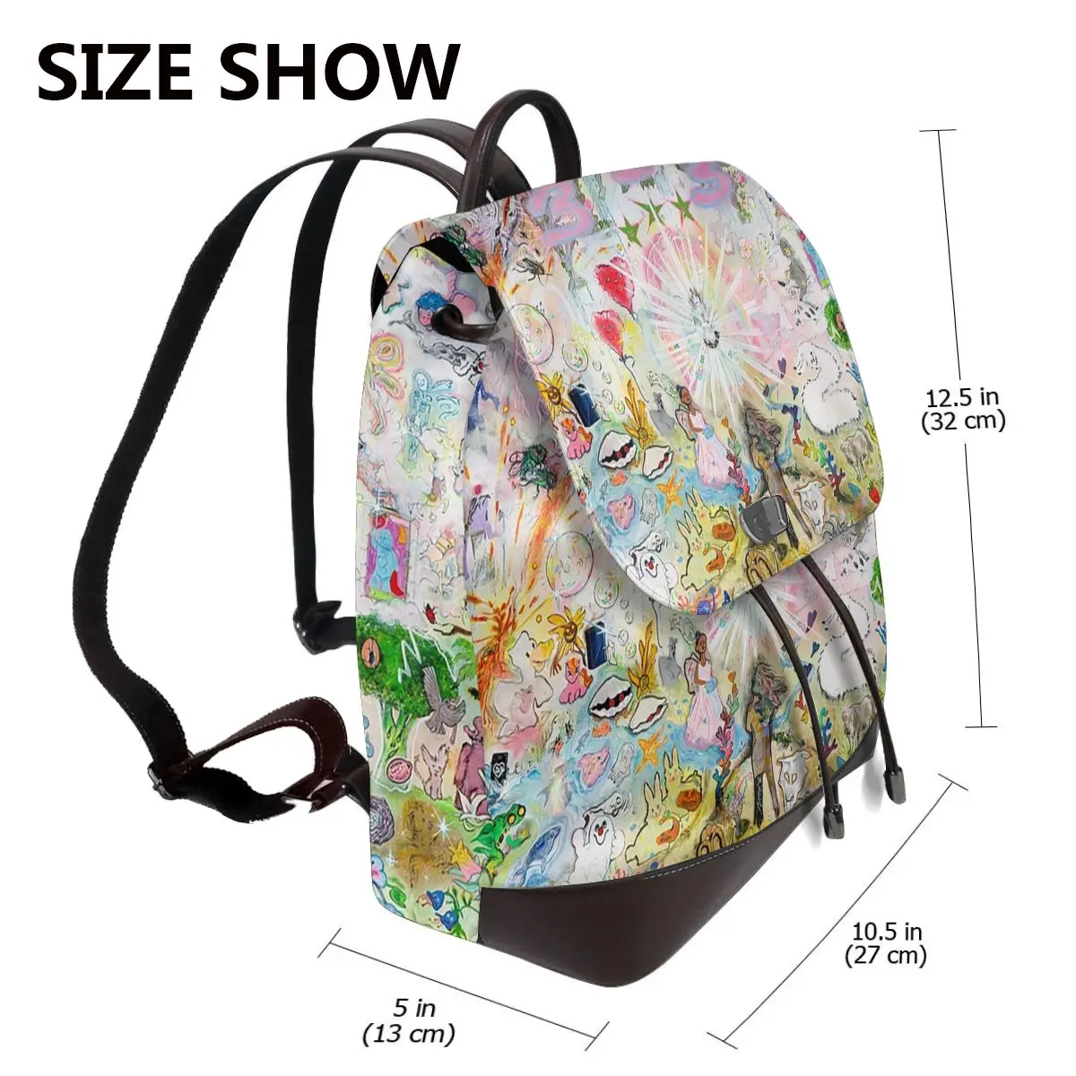 Drain Gang Bladee 333 Album Cov Bookbag School Student Bags Hiking Travel Daypack for Women Fashion Derma Backpack