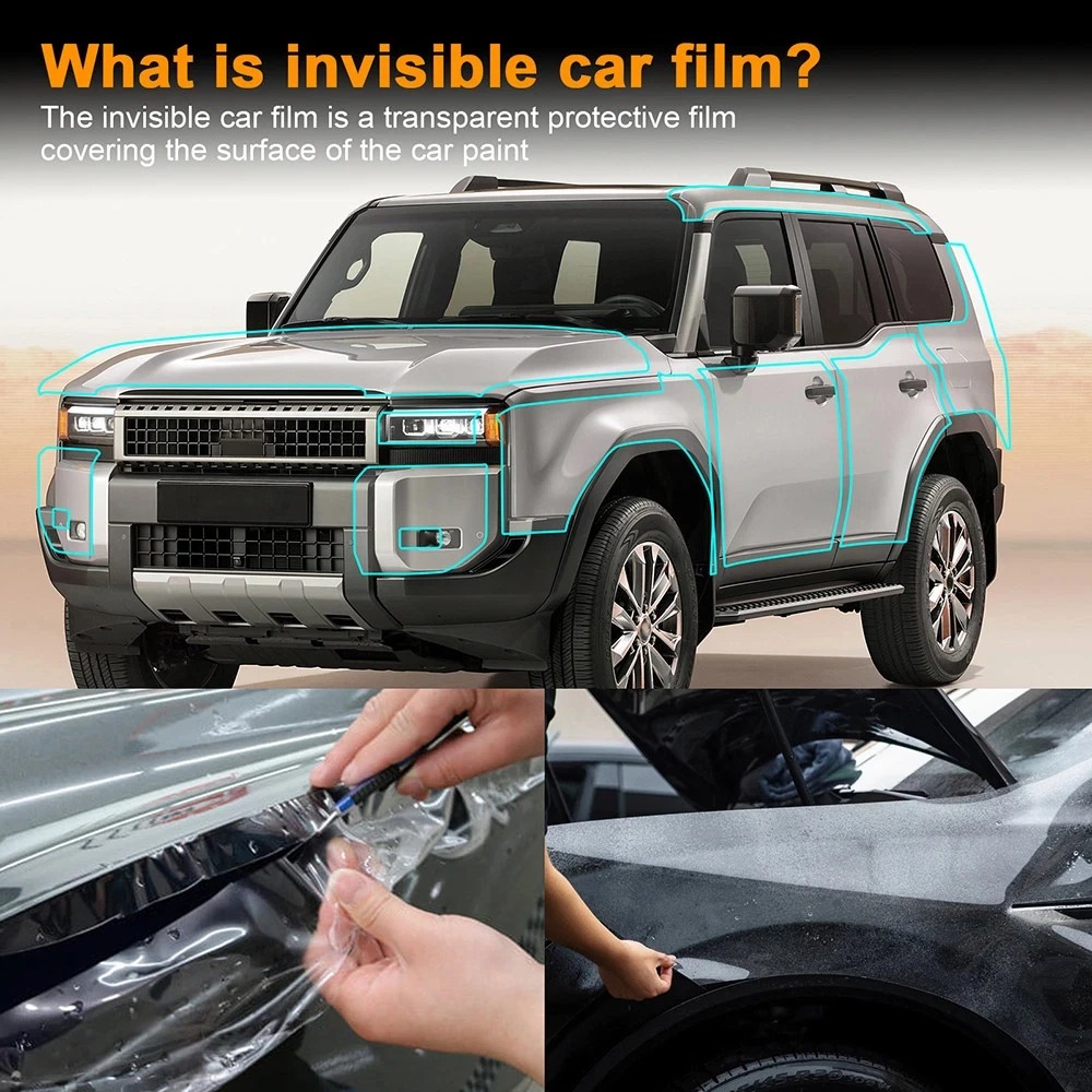 

8.5Mil Pre-cut PPF Kit For Toyota Land Cruiser LC250 2024-UP TPU Paint Protection Film Clear Bra Car Body Anti-Scratch Resistant