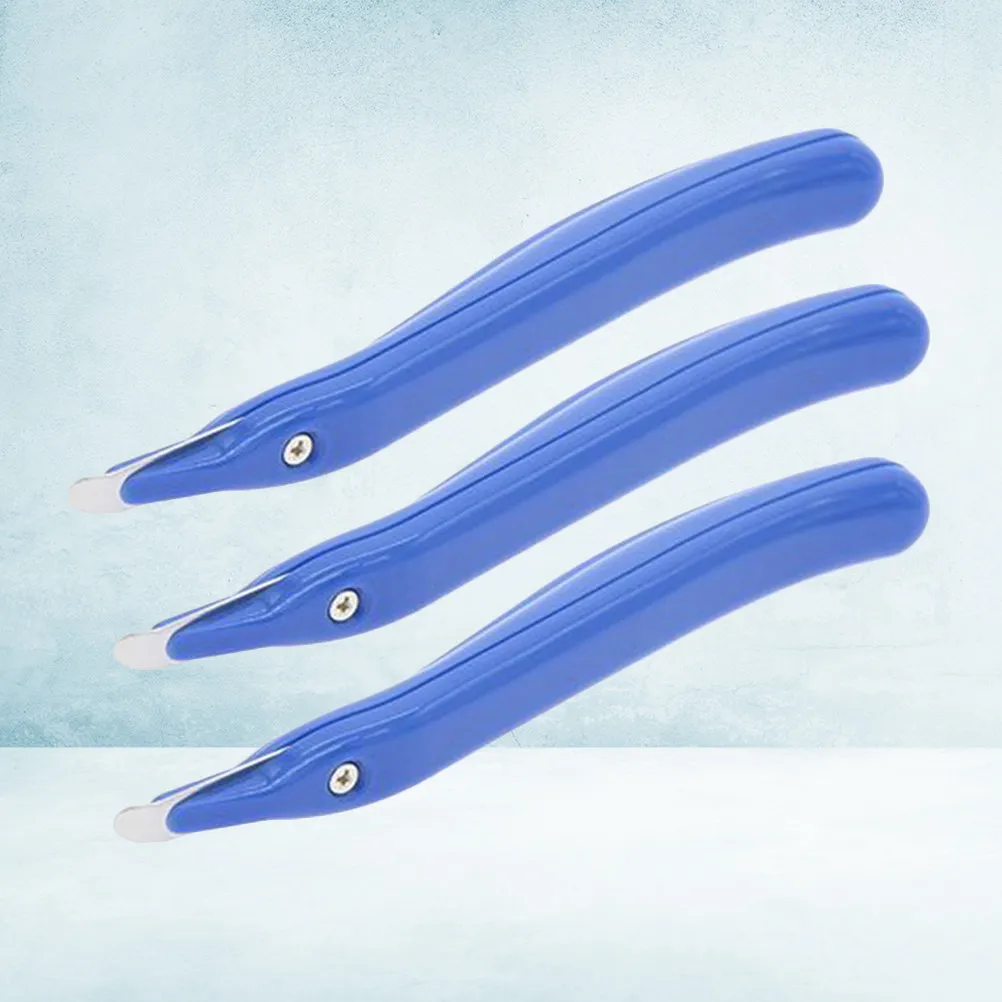 3Pcs Premium Staple Remover Plastic Iron Construction Handheld Staple Puller Effortless Damage Free Removal Portable Reliable