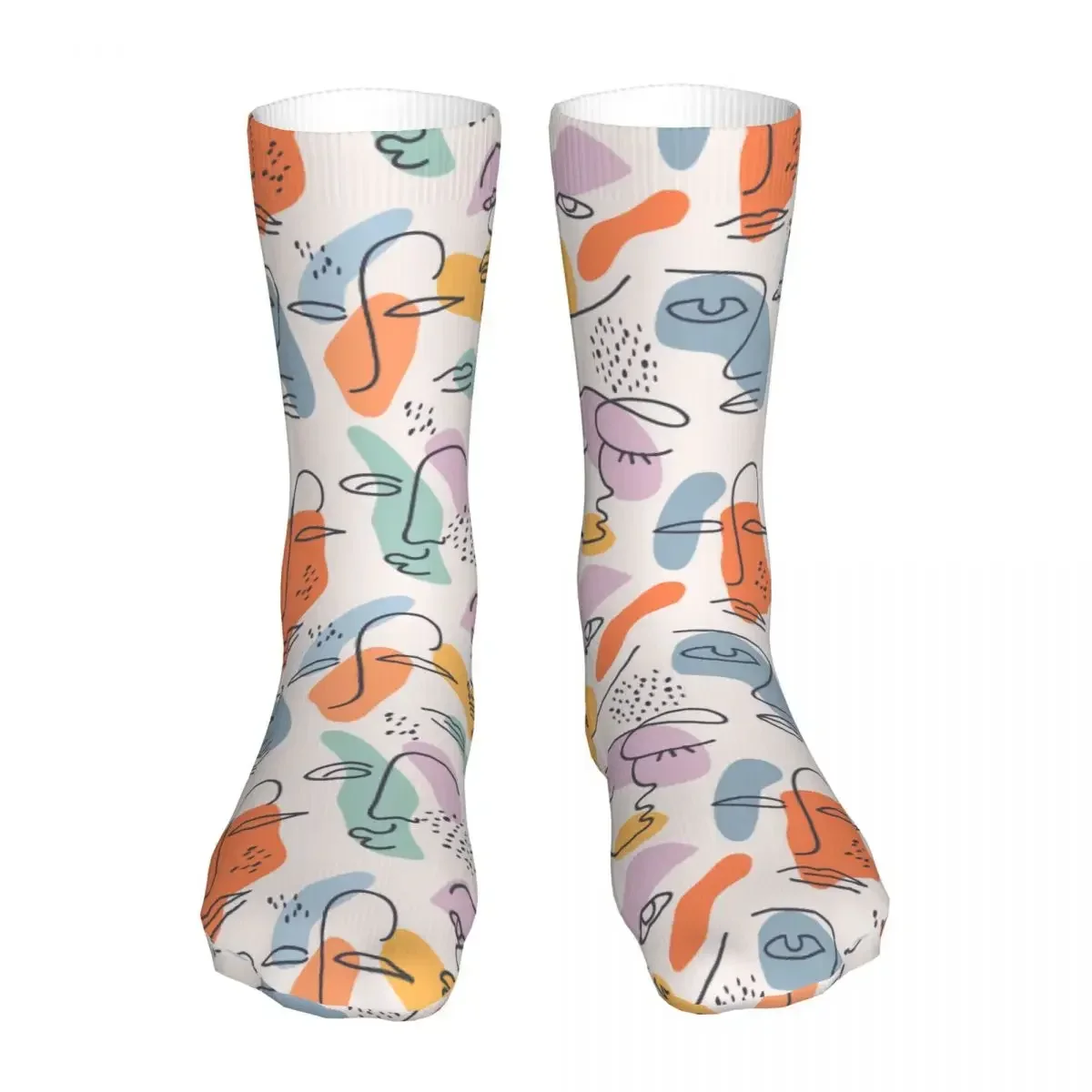 Matisse Art Colorful Socks Men's Women's Funny Happy  High Quality Spring Summer Autumn Winter  Gifts