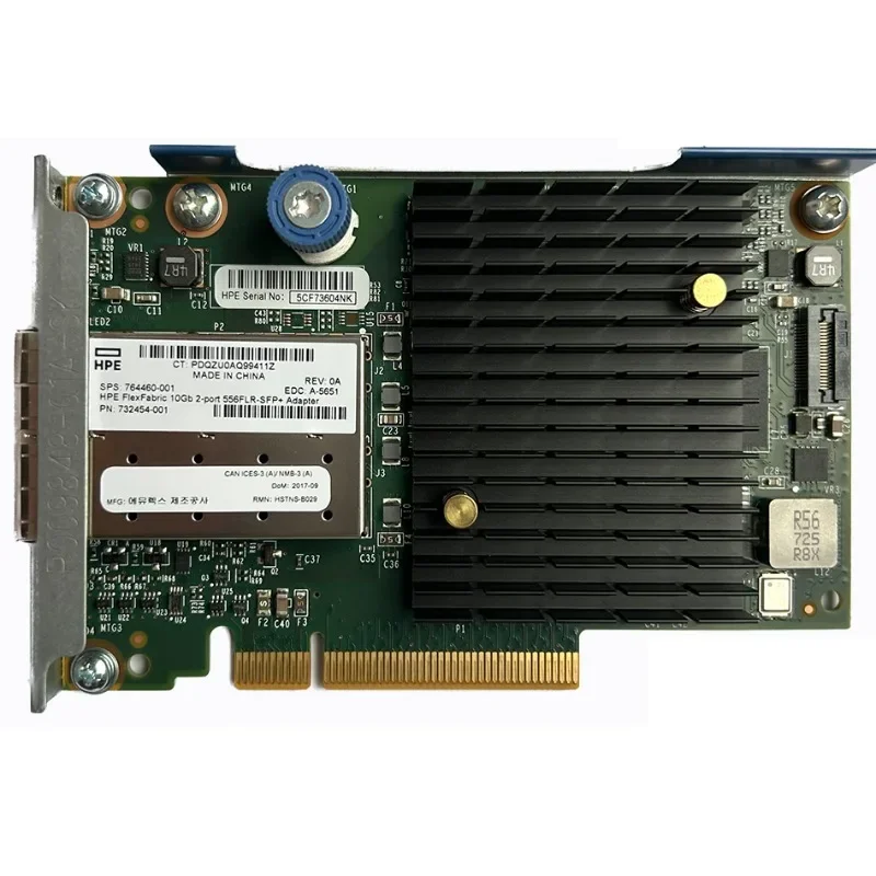 556FLR-SFP + 764460-001 732454-001 10GB dual port 10 Gigabit network interface card