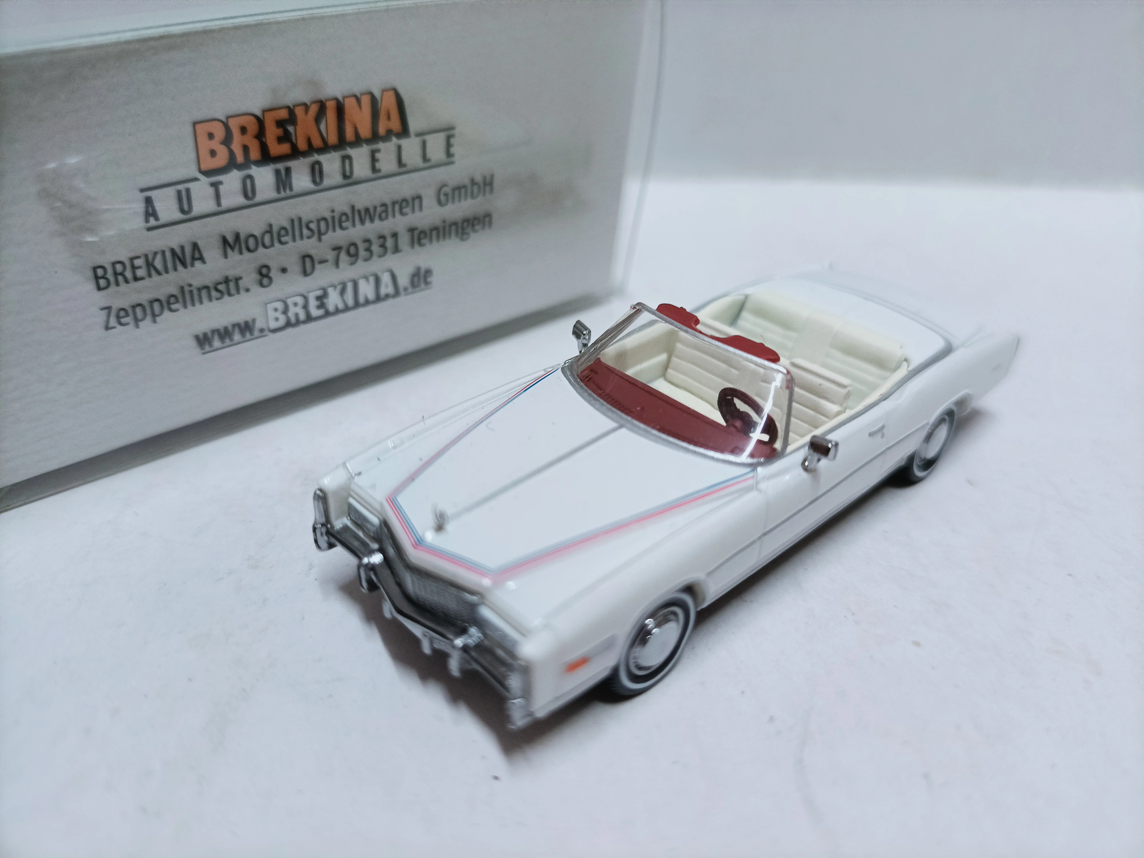 Brekina 1:87 Eldorado Convertible Vintage Car Simulation Limited Edition Resin Metal Static Car Model Toy Gift