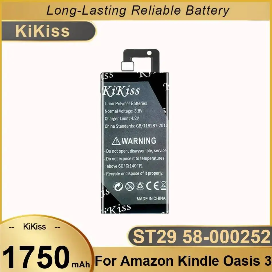 

ST29 58-000252 Высокая производительность для планшета Amazon Kindle Oasis 3 Oasis3 Аккумулятор 1750 мАч